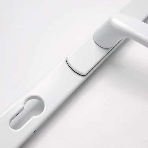Lever UPVC Multipoint Adjustable Door Handles - 62-95mm PZ Sprung 260mm Screw Centres
