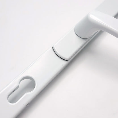 Lever UPVC Multipoint Adjustable Door Handles - 62-95mm PZ Sprung 260mm Screw Centres