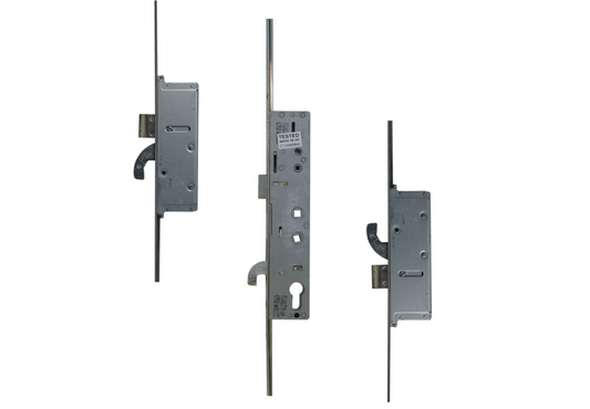 8 Lever Operated Latch & Hookbolt Twin Spindle - 2 Hook 2 Bolt