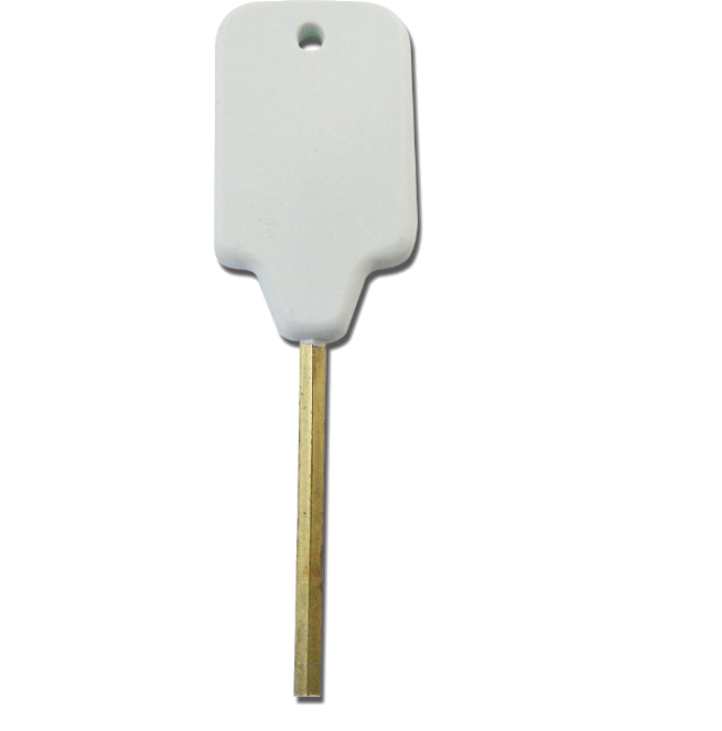 TS7451 White Plastic Head Avocet WMS Window Key