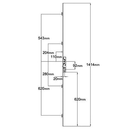 4 Hook Patio Door Lock