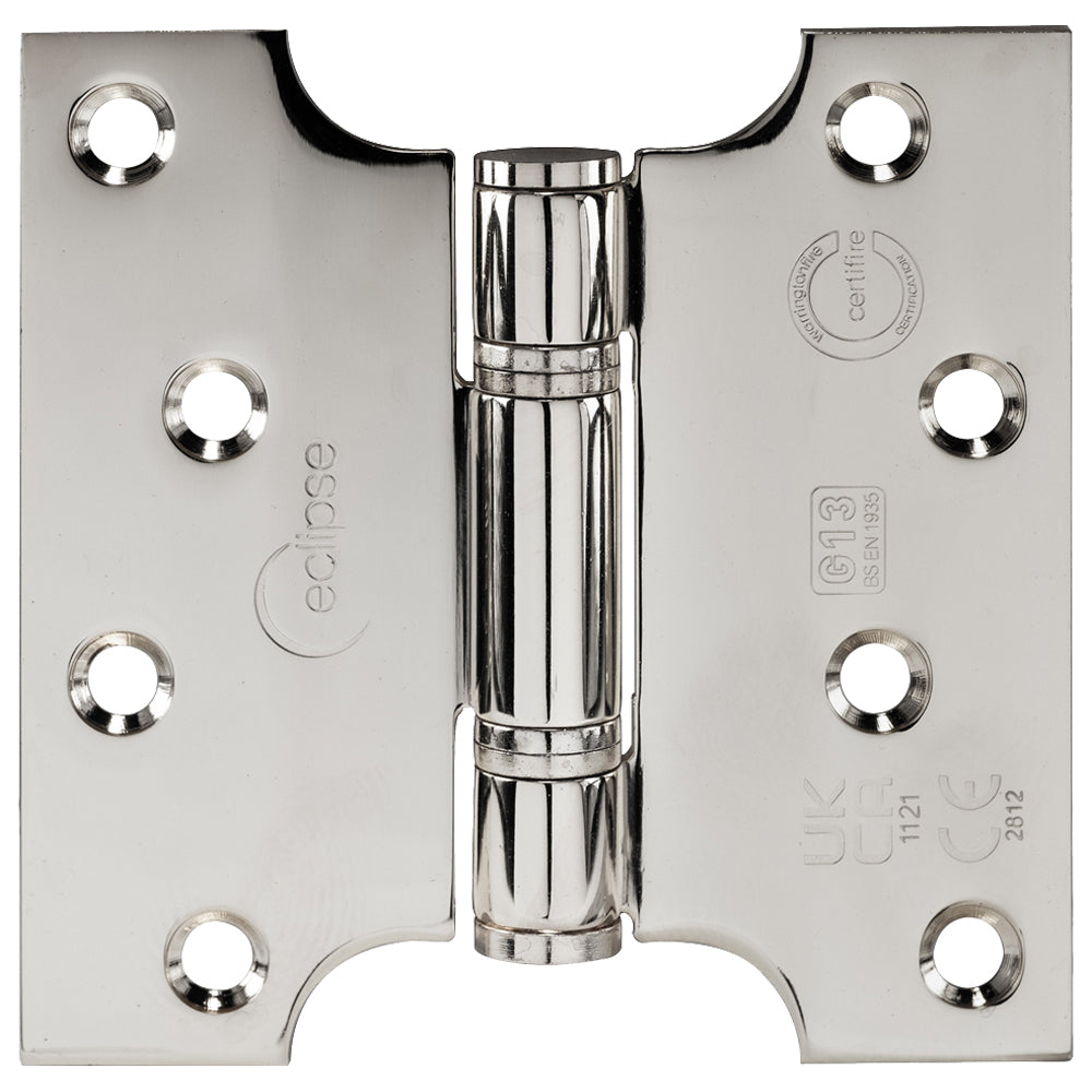 102x51x102x3mm Stainless Steel Grade 13 Fire Rated Thrust Bearing Parliament Hinge