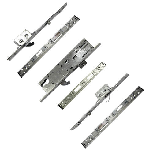 Doormaster Latch 3 Hook 2 Roller Split Spindle UPVC Professional Repair Multipoint Door Lock