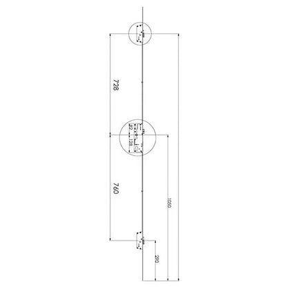 AutoEngage Latch Deadbolt 2 Autolatches Multipoint Door Lock