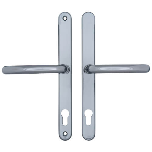 Blenheim Lever Lever UPVC Multipoint Door Handles - 92mm PZ Sprung 240mm Screw Centres