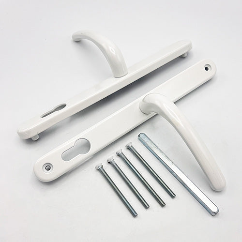 Blenheim Lever Lever UPVC Multipoint Door Handles - 92mm PZ Sprung 240mm Screw Centres