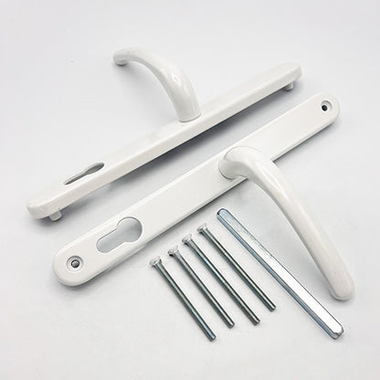Blenheim Lever Lever UPVC Multipoint Door Handles - 92mm PZ Sprung 240mm Screw Centres