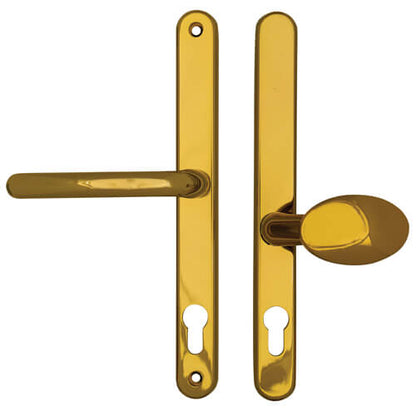 Blenheim Lever Moveable Pad UPVC Multipoint Door Handles - 92mm/62mm PZ Sprung 240mm Screw Centres