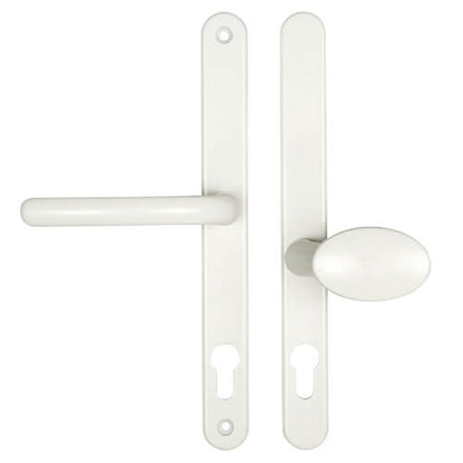 Blenheim Lever Moveable Pad UPVC Multipoint Door Handles - 92mm/62mm PZ Sprung 240mm Screw Centres