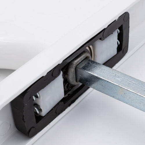 Lever Moveable Pad UPVC Multipoint Door Handles - 92mm/62mm PZ Sprung 240mm Screw Centres