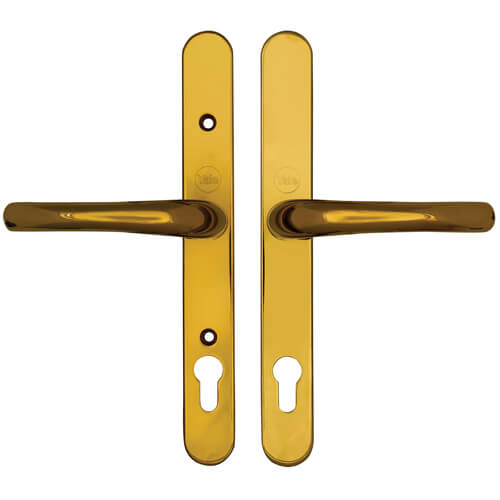 Lever UPVC Multipoint Door Handles - 92mm PZ Sprung 196-252mm Screw Centres