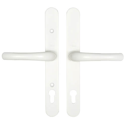 Lever UPVC Multipoint Door Handles - 92mm PZ Sprung 196-252mm Screw Centres