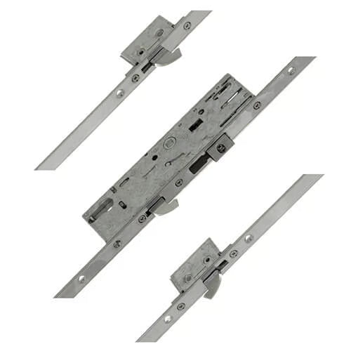 YS170 Latch 3 Hooks 20mm Square Faceplate Multipoint Door Lock - Option 2 (top hook to spindle = 806mm