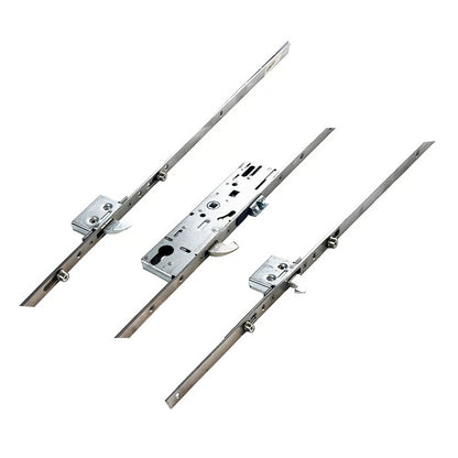YS170 3 Hooks 4 rollers Split Spindle Multipoint Door Lock