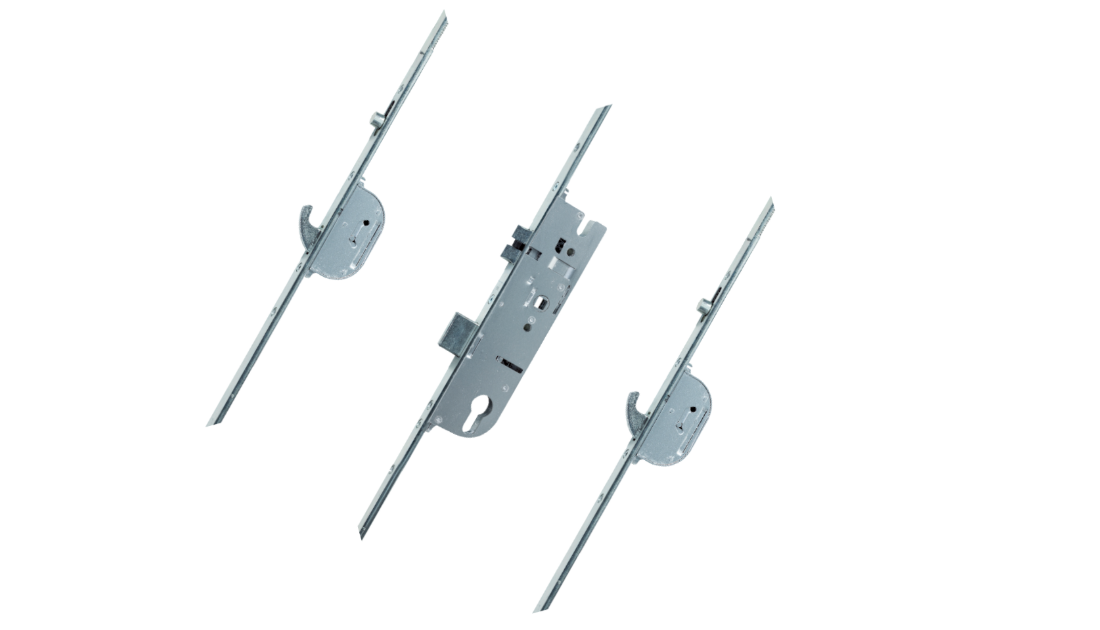 C-TS Latch & Deadbolt 2 Hook 2 Roller French Door Lock