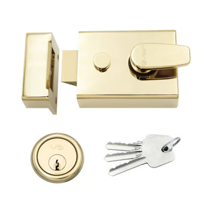 Non Dead Locking Cyl Rim Nightlatch 60mm