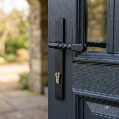 Foxcote Foundries Lever Lever Multipoint Door Handles - 92mm PZ Unsprung 212mm Screw Centres