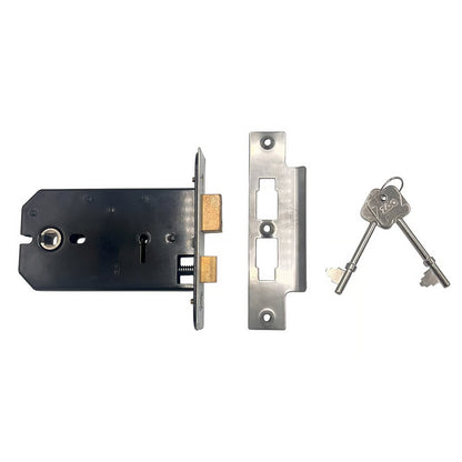 ZUKH Horzizontal 3L 5inch Mortice Sashlock