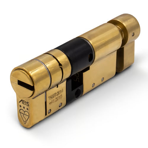 ABS Euro Key and Turn Cylinders British Standard Kitemarked TS007 3* With Turn Side 35