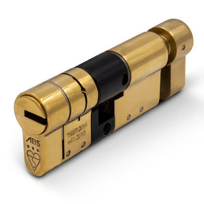 ABS Euro Key and Turn Cylinders British Standard Kitemarked TS007 3* With Turn Side 35