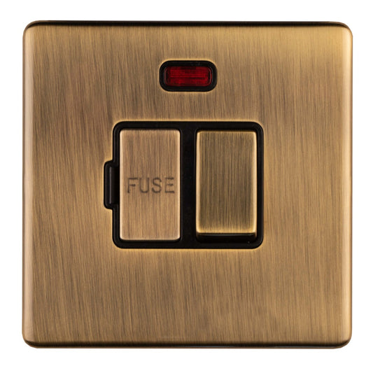 Concealed 3mm Switched Fuse Spur With Neon Indicator