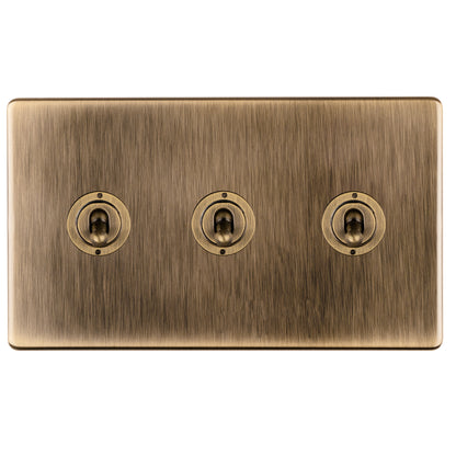Concealed 3mm 1-4 Gang Toggle Switch