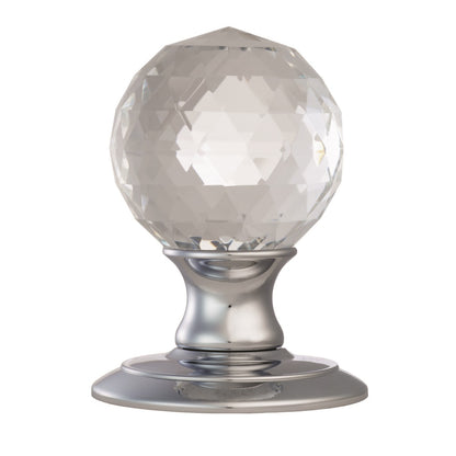 Facetted Crystal Knob