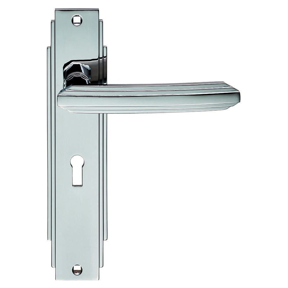 Art Deco Lever on Backplate Range