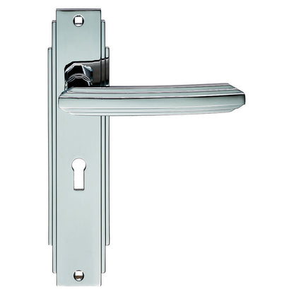 Art Deco Lever on Backplate Range