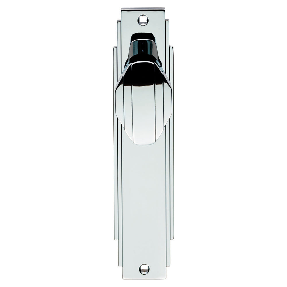 Art Deco Knob on Backplate Unsprung