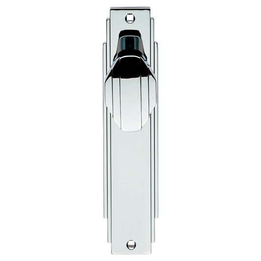 Art Deco Knob on Backplate Unsprung