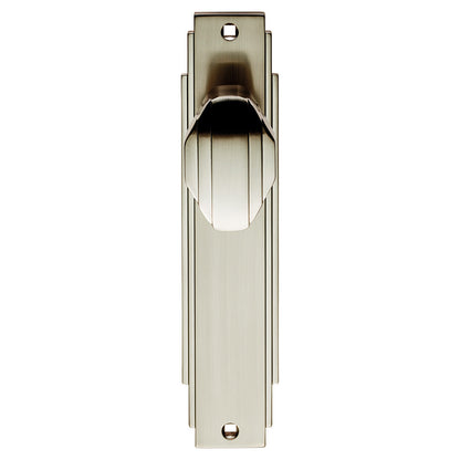 Art Deco Knob on Backplate Unsprung