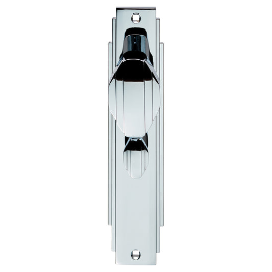 Art Deco Knob on Backplate Unsprung
