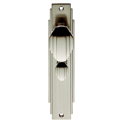 Art Deco Knob on Backplate Unsprung