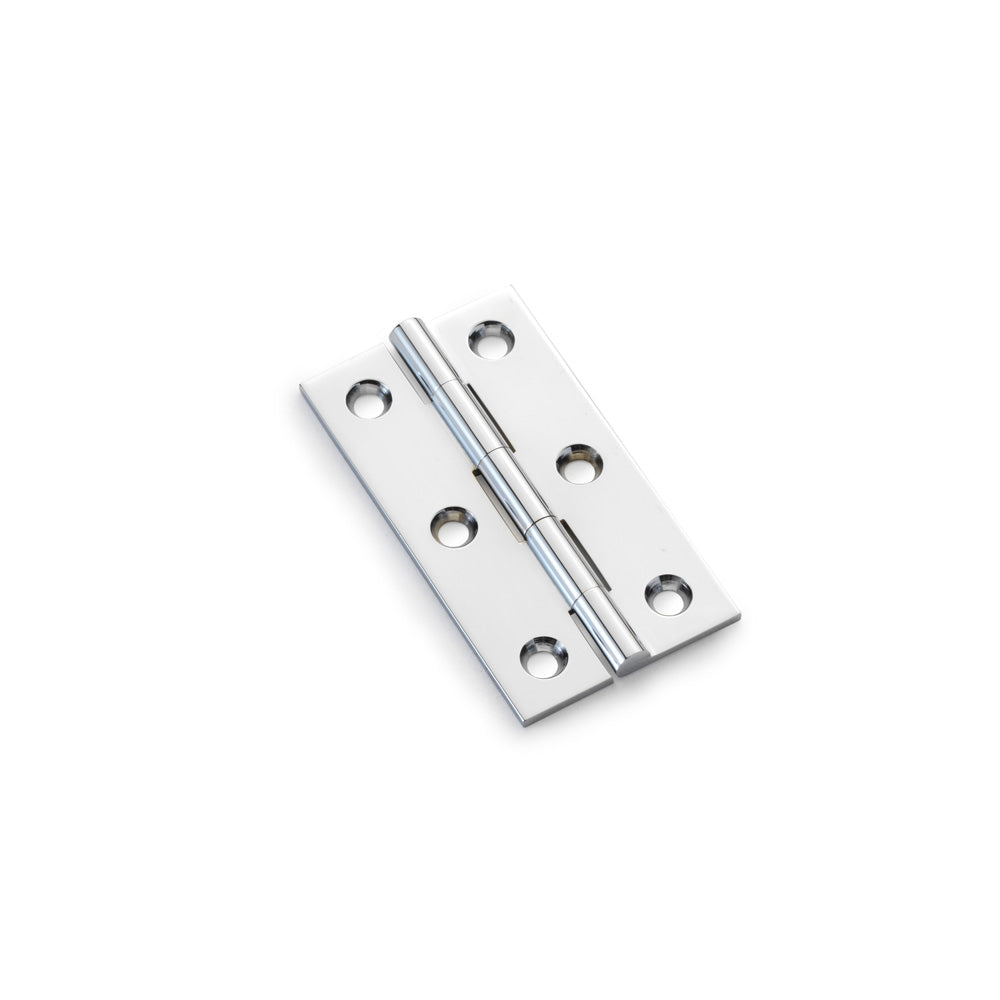 Heavy Pattern Solid Brass Cabinet Butt Hinge - Pair