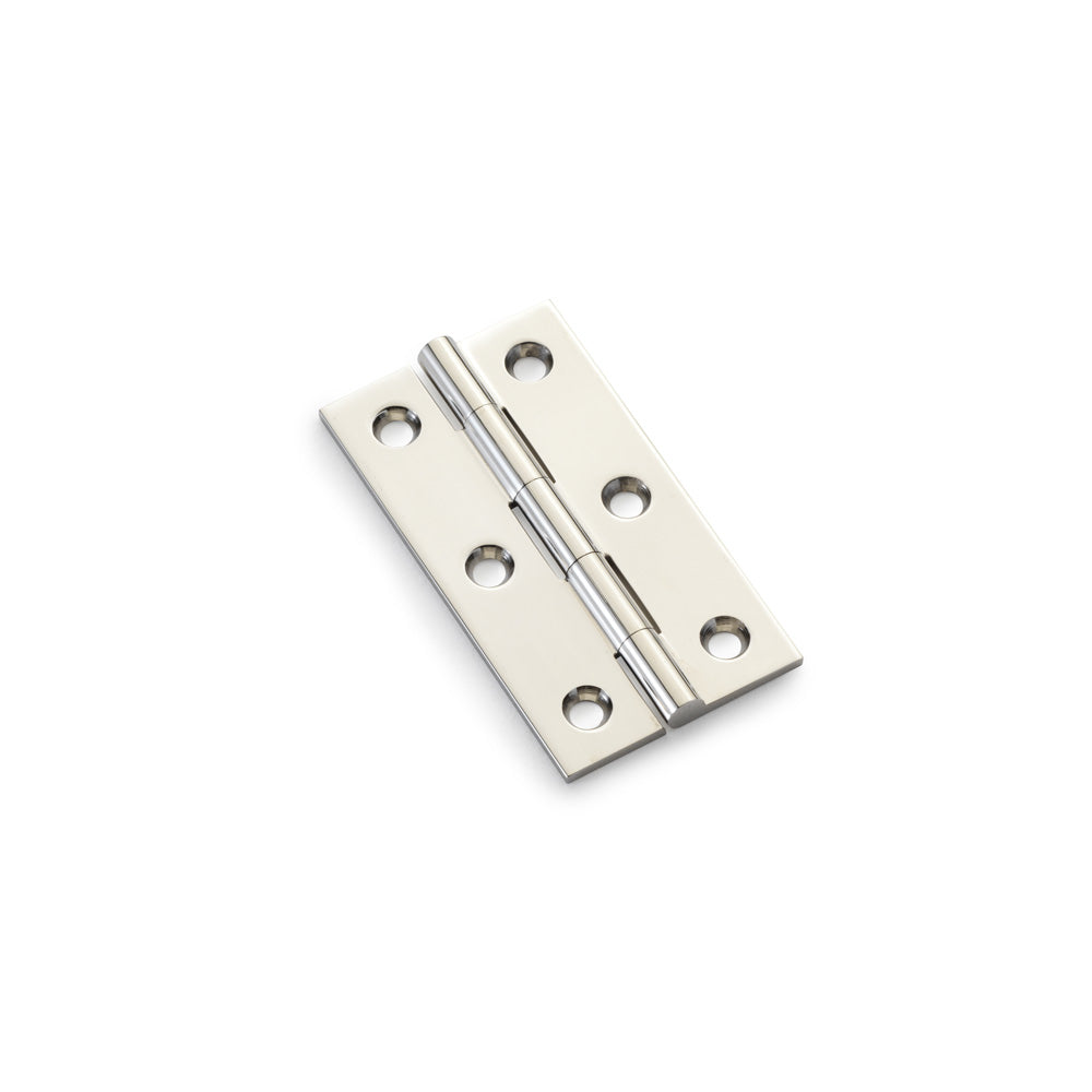 Heavy Pattern Solid Brass Cabinet Butt Hinge - Pair