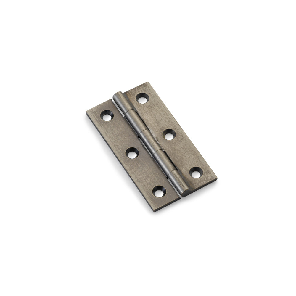 Heavy Pattern Solid Brass Cabinet Butt Hinge - Pair