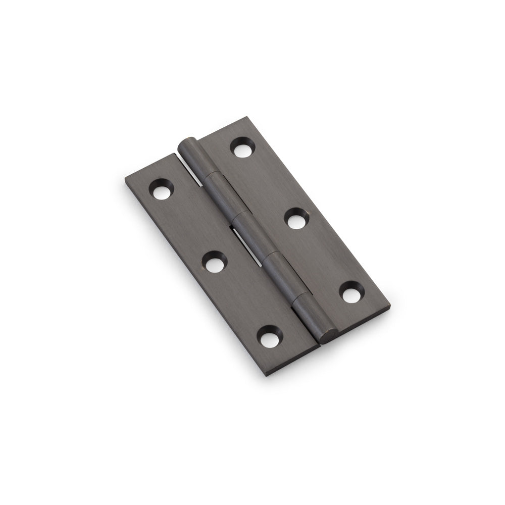 Heavy Pattern Solid Brass Cabinet Butt Hinge - Pair