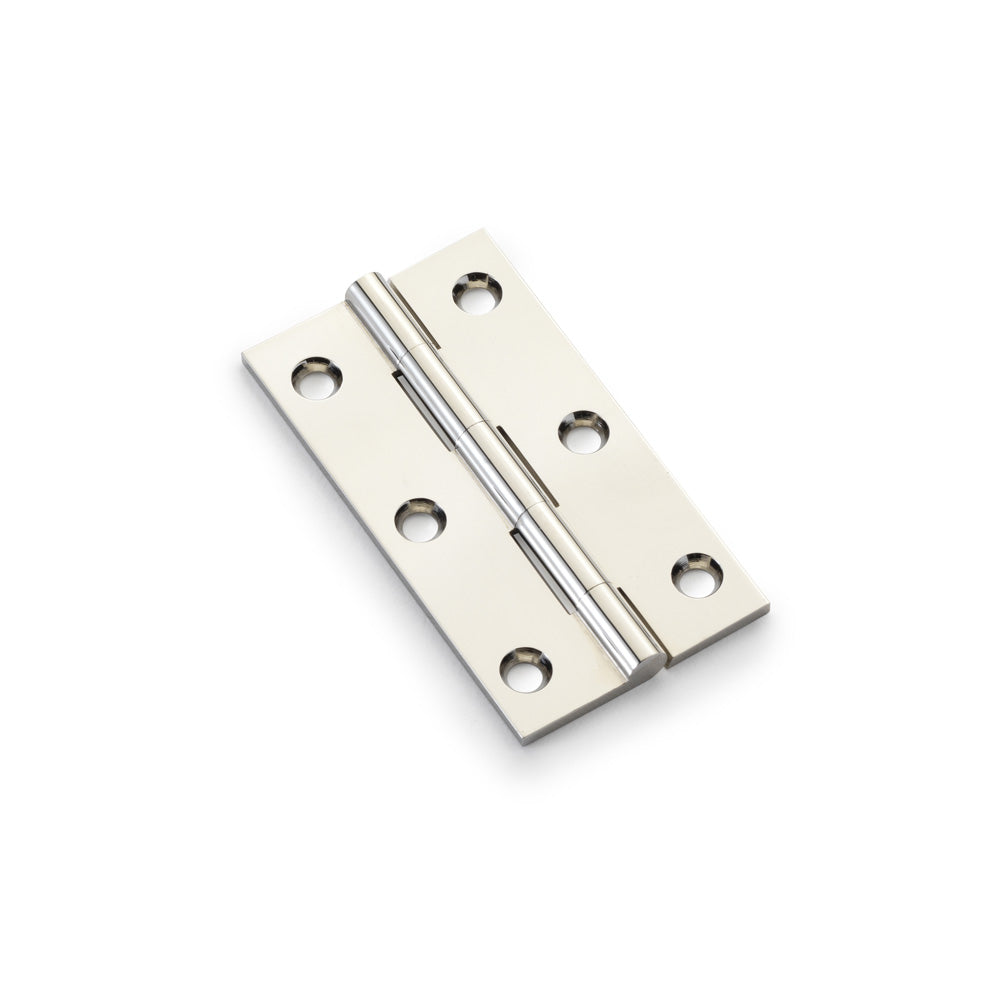 Heavy Pattern Solid Brass Cabinet Butt Hinge - Pair