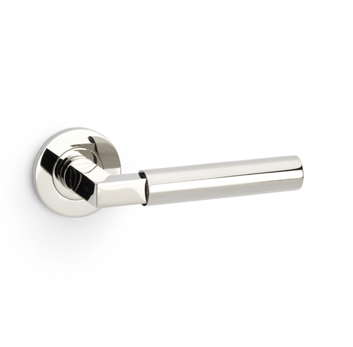 Plain Hurricane Lever on Round Rose
