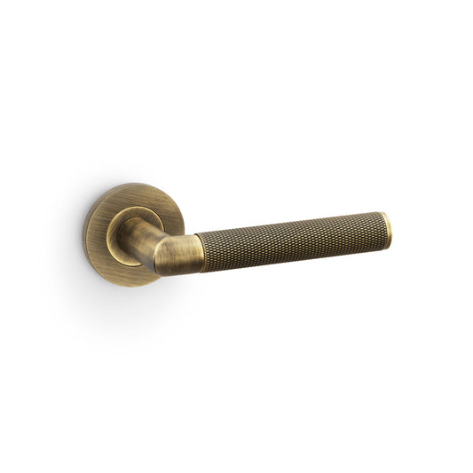 Knurled Harrier Lever on Round Rose