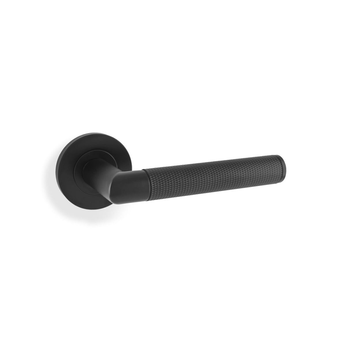Knurled Harrier Lever on Round Rose