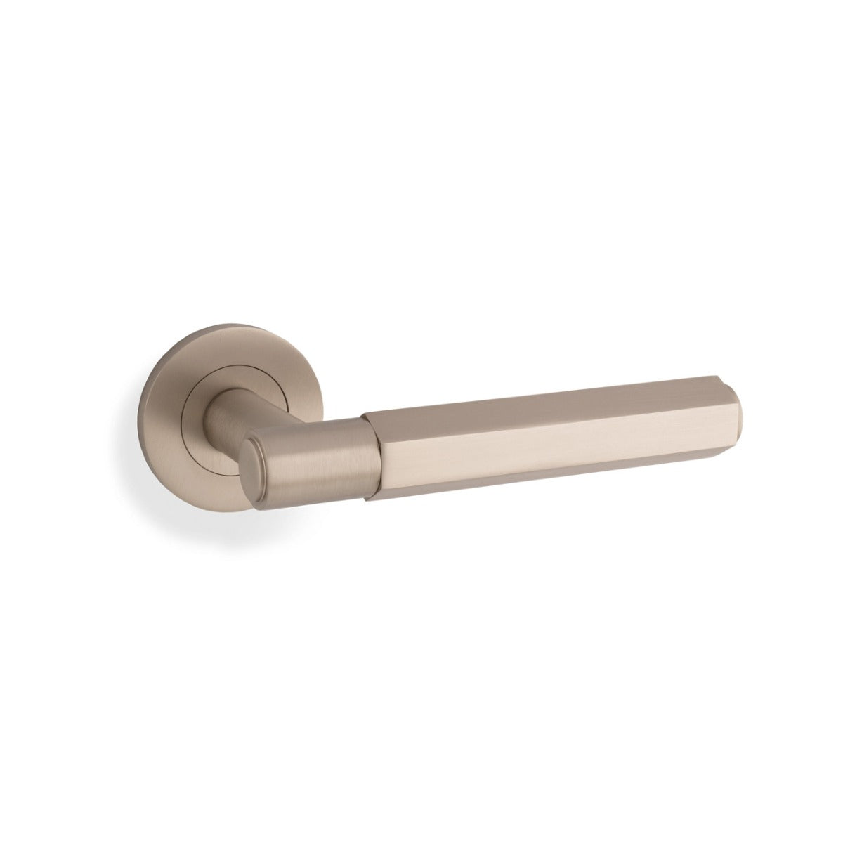 Hex Spitfire Lever on Round Rose