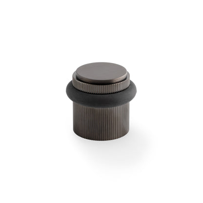 Brunel Reeded Floor Mounted Doorstop