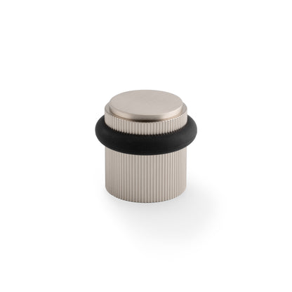 Brunel Reeded Floor Mounted Doorstop