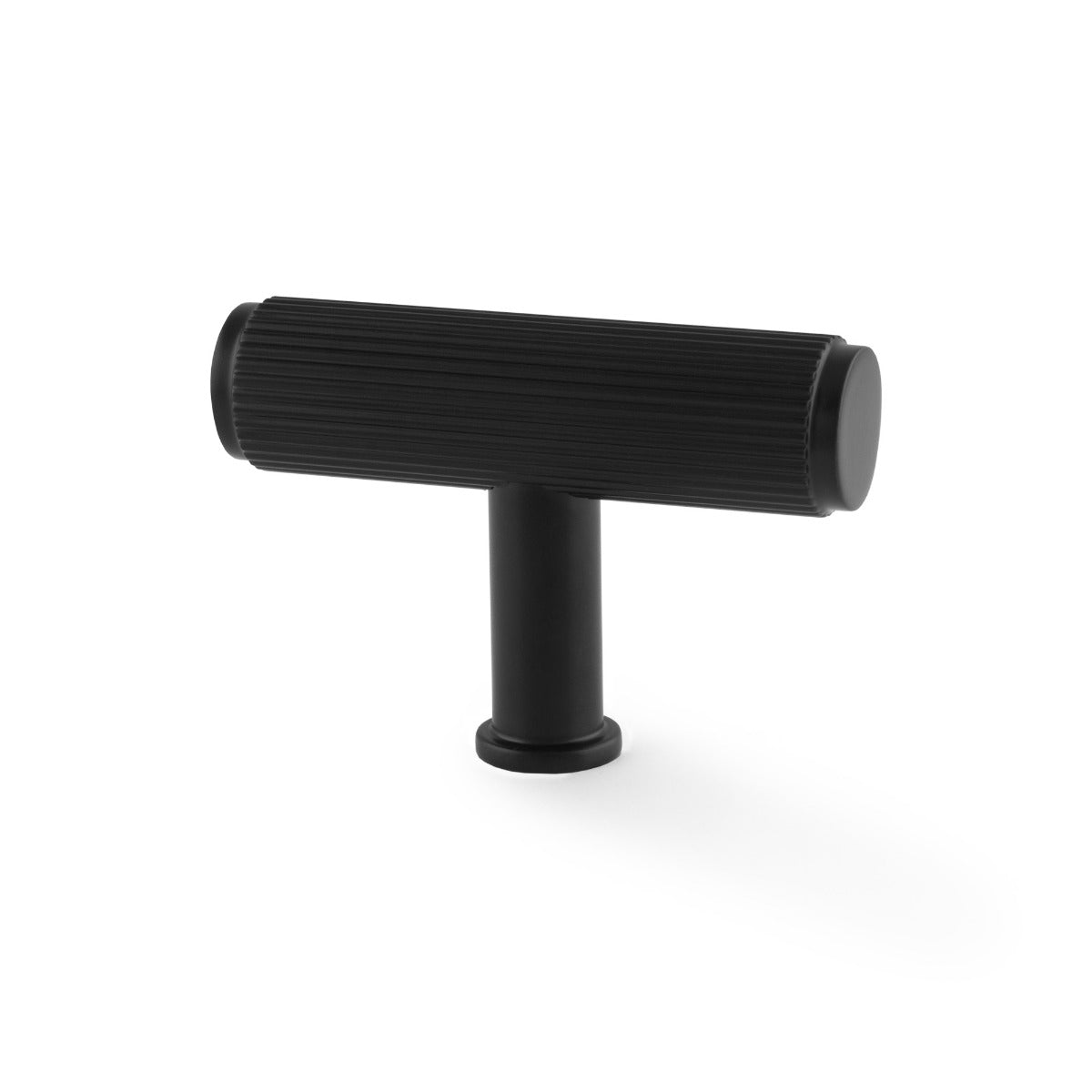 Crispin Reeded T-bar Cupboard Knob 55mm Dia.