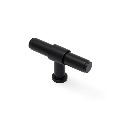 Kingston Plain T-Bar Cupboard Knob 80mm Length