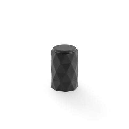 Diamond Cut Cylinder Cabinet Knob 30mm Dia.