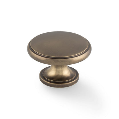 Cambridge Round Cupboard Knob 38mm Dia.