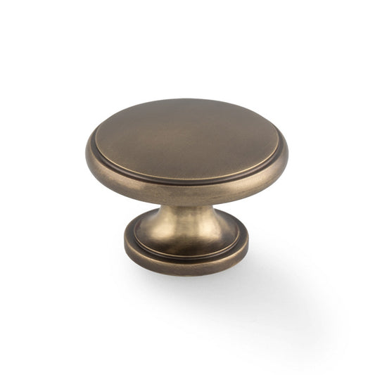 Cambridge Round Cupboard Knob 38mm Dia.